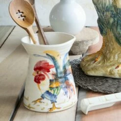 Coupon ⭐ VIETRI Gallo Utensil Holder ✨ -Tabletop Elegant shop GLN 7881 3