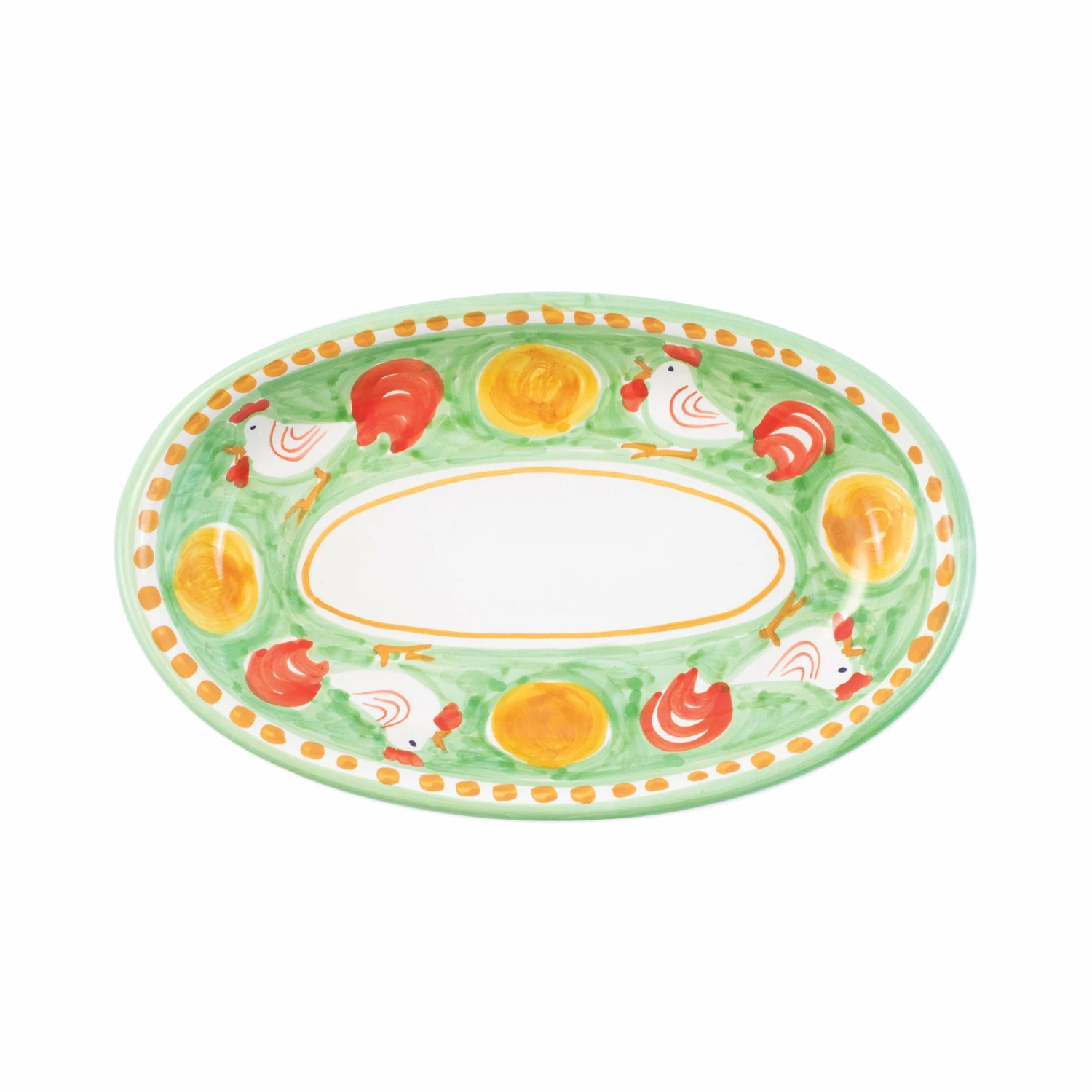 Outlet โ VIETRI Campagna Gallina Small Oval Tray ๐ 1 Outlet โ VIETRI Campagna Gallina Small Oval Tray ๐
