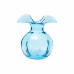 Wholesale 🛒 VIETRI Hibiscus Glass Aqua Bud Vase 🤩