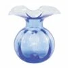 Flash Sale 😍 VIETRI Hibiscus Glass Cobalt Medium Fluted Vase 🥰