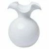 Top 10 😍 VIETRI Hibiscus Glass White Large Fluted Vase 🔥