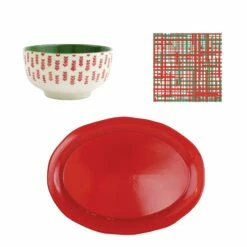 Best Sale ⌛ VIETRI Holiday 3-Piece Entertaining Set 🎁