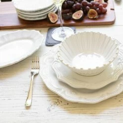 Best Pirce ❤️ VIETRI Incanto Scallop Small Oval Tray ✨ -Tabletop Elegant shop INC 11021 LSALT 3