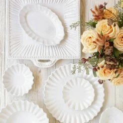 Best Pirce ❤️ VIETRI Incanto Scallop Small Oval Tray ✨ -Tabletop Elegant shop INC 11021 LSALT 5