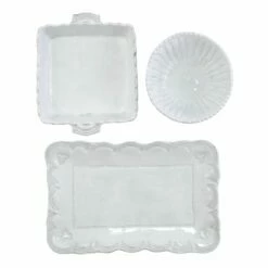 Cheap 😀 VIETRI Incanto 3-Piece Hostess Set ⌛