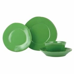 Best deal 👏 VIETRI Lastra Green Four-Piece Place Setting 🎉