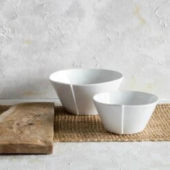Buy ❤️ VIETRI Lastra White Large Stacking Serving Bowl 🎁 -Tabletop Elegant shop LAS 26022W 2100 web3
