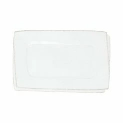 Coupon 😀 VIETRI Lastra White Small Rectangular Tray 😀