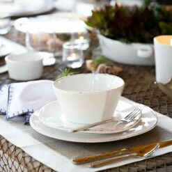 New 🔔 VIETRI Lastra Stacking Cereal Bowl ✔️ -Tabletop Elegant shop LAS 2602W LSALT 6