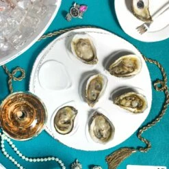 Top 10 🛒 VIETRI Lastra White Oyster Plate 👏 -Tabletop Elegant shop LAS 26103W GB 4