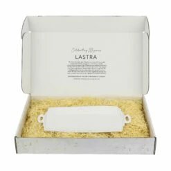 New 💯 VIETRI Lastra White Handled Rectangular Platter 🧨