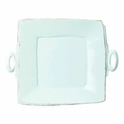 Brand new 😍 VIETRI Lastra Handled Square Platter ❤️ -Tabletop Elegant shop LAS 2628A 2100 web1 1a8403a9 f397 4de7 8a11 7ecd05658b95