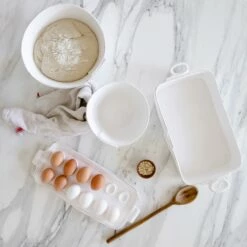 Best Sale 👍 VIETRI Lastra White Rectangular Baker 👏 -Tabletop Elegant shop LAS 2653W LSALT 2