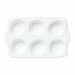 Brand new 👍 VIETRI Lastra White Muffin Tin 😍