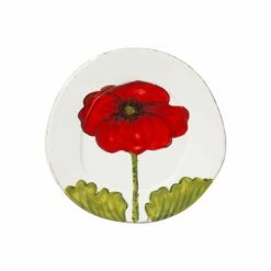 Best deal 😀 VIETRI Lastra Poppy Salad Plate 🔥