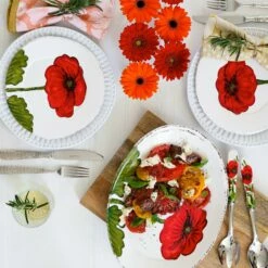 Best deal 😀 VIETRI Lastra Poppy Salad Plate 🔥 -Tabletop Elegant shop LPY 2601 LSALT 2