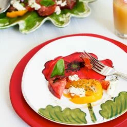 Best deal 😀 VIETRI Lastra Poppy Salad Plate 🔥 -Tabletop Elegant shop LPY 2601 LSALT 6