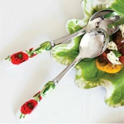 Top 10 🔔 VIETRI Lastra Poppy Salad Server Set 🎉 -Tabletop Elegant shop LYP 1021 GB LSALT 6