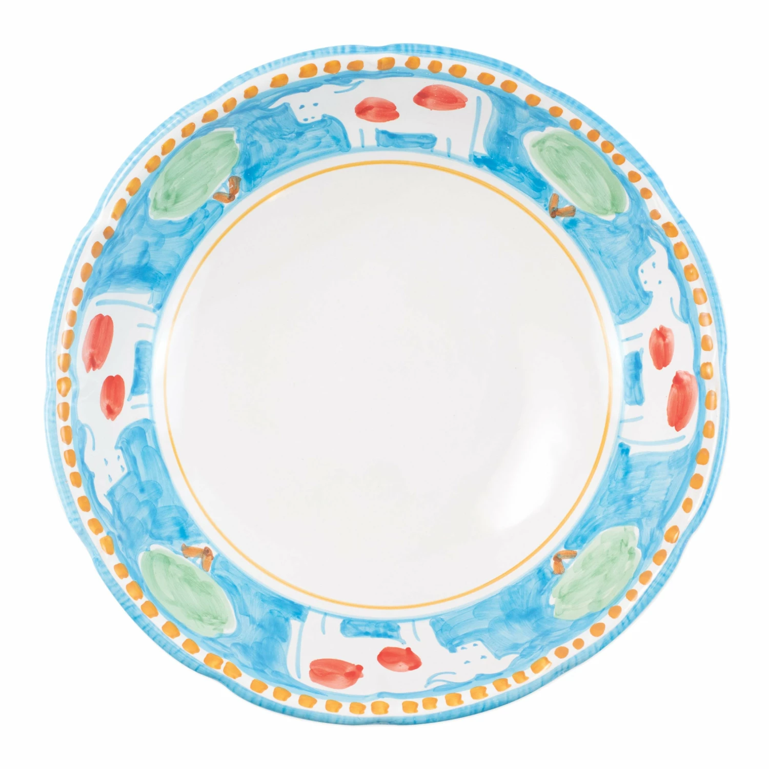 Cheap ๐ VIETRI Campagna Mucca Large Serving Bowl ๐ 2 Cheap ๐ VIETRI Campagna Mucca Large Serving Bowl ๐ - Image 2