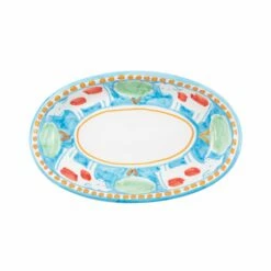 Best deal 😀 VIETRI Campagna Mucca Small Oval Tray ✨