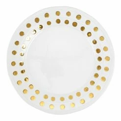 New ❤️ VIETRI Medici Gold Large Round Platter 😉