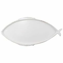 Deals 🧨 VIETRI Melamine Lastra Fish White Large Oval Platter 😉