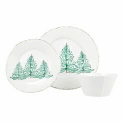 Top 10 😀 VIETRI Melamine Lastra Holiday Three-Piece Place Setting 🔔