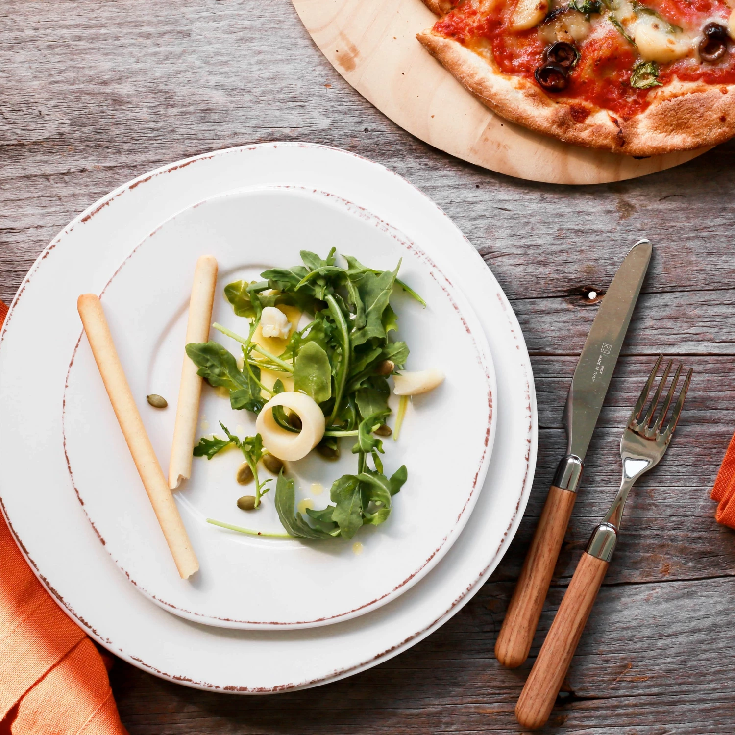 Budget ๐ VIETRI Melamine Lastra White Dinner Plate ๐ 4 Budget ๐ VIETRI Melamine Lastra White Dinner Plate ๐ - Image 4