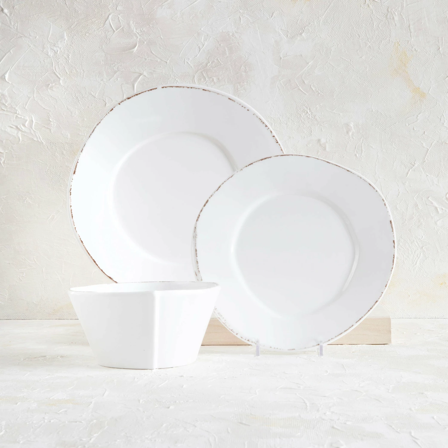 Cheapest โค๏ธ VIETRI Melamine Lastra White Three-Piece Place Setting ๐ 5 Cheapest โค๏ธ VIETRI Melamine Lastra White Three-Piece Place Setting ๐ - Image 5