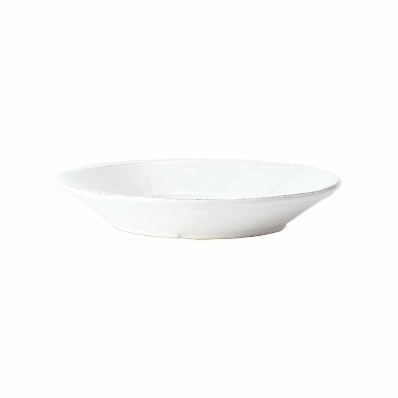 Outlet ❤️ VIETRI Melamine Lastra White Pasta Bowl ✨ 1 Outlet ❤️ VIETRI Melamine Lastra White Pasta Bowl ✨