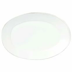 Cheap 👍 VIETRI Melamine Lastra White Oval Platter 👏