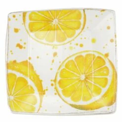 Best deal 💯 VIETRI Melamine Fruit Lemon Square Platter 🔥