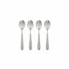 New 😀 VIETRI Martellato Demitasse Spoons - Set of 4 🔥