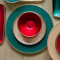 Top 10 🛒 VIETRI Metallic Glass Salad Plate 🌟 -Tabletop Elegant shop MTC 5201G 2