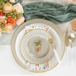 Top 10 🛒 VIETRI Metallic Glass Salad Plate 🌟 -Tabletop Elegant shop MTC 5201P 2 de8a5dd1 53cc 42bf b24d dacec9f20db0