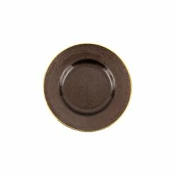 Cheap 🎁 VIETRI Metallic Glass Smoky Quartz Salad Plate ✔️