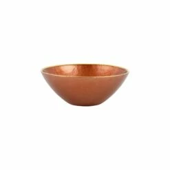 Coupon 🎉 VIETRI Metallic Glass Copper Small Bowl 😀