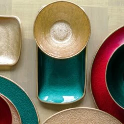 Coupon 🎁 VIETRI Metallic Glass Small Bowl ⭐ -Tabletop Elegant shop MTC 5205G 3