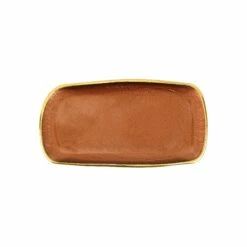 Cheap 🎉 VIETRI Metallic Glass Copper Rectangular Tray 🎁