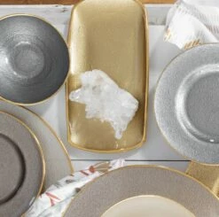 Best deal ⌛ VIETRI Metallic Glass Rectangular Tray 😀 -Tabletop Elegant shop MTC 5228G 3 bb80ba63 d9fa 49e0 ad53 d11862542e47