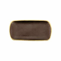 Top 10 🔔 VIETRI Metallic Glass Smoky Quartz Rectangular Tray ❤️