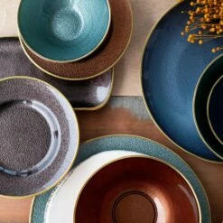 Outlet 🛒 VIETRI Metallic Glass Copper Deep Bowl 👍 -Tabletop Elegant shop MTC 5238CO 3