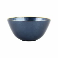 Best Pirce 👍 VIETRI Metallic Glass Sapphire Deep Bowl 😉