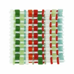 Best deal ❤️ VIETRI Natale Glass Basketweave Platter 👏