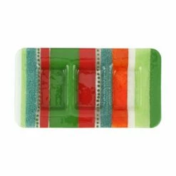 Wholesale 😉 VIETRI Natale Glass Three-Part Server 👏 -Tabletop Elegant shop NAE 00134 3