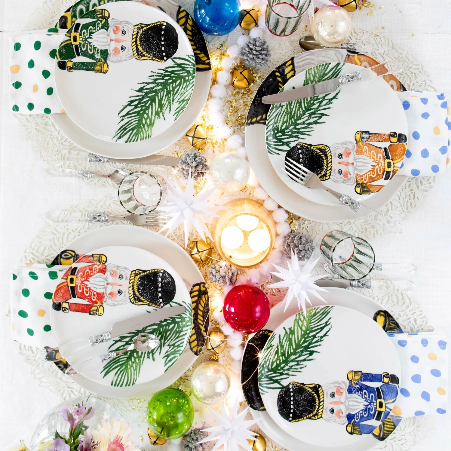 Best Pirce โญ VIETRI Nutcrackers Assorted Salad Plates - Set of 4 ๐ 2 Best Pirce โญ VIETRI Nutcrackers Assorted Salad Plates - Set of 4 ๐ - Image 2