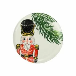 Hot Sale 🤩 VIETRI Nutcrackers Red Salad Plate ⌛