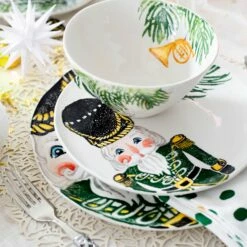 Flash Sale 🔥 VIETRI Nutcrackers Green Salad Plate 🧨 -Tabletop Elegant shop NTC 9701B 2100 web3