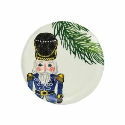 Outlet 🎁 VIETRI Nutcrackers Blue Salad Plate ❤️