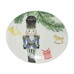 Promo 😍 VIETRI Nutcrackers Medium Oval Platter 😉